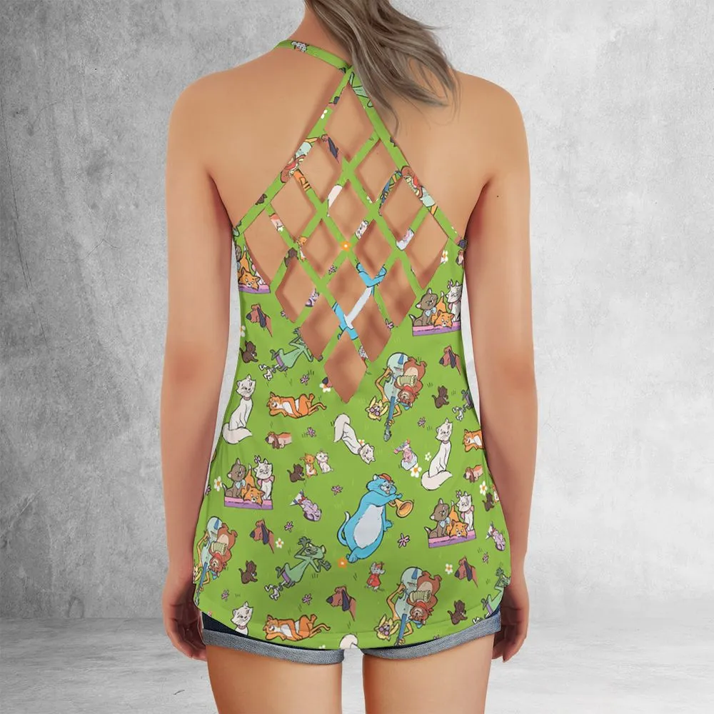 Criss Cross Tank Top - 5ES33S9L -  - 3