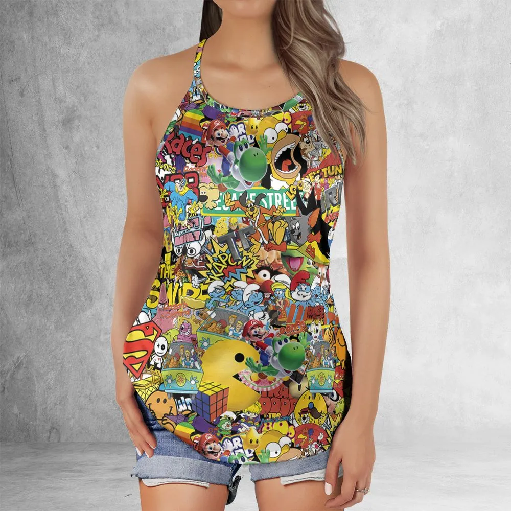 Criss Cross Tank Top - S7SDNSG7 -  - 2