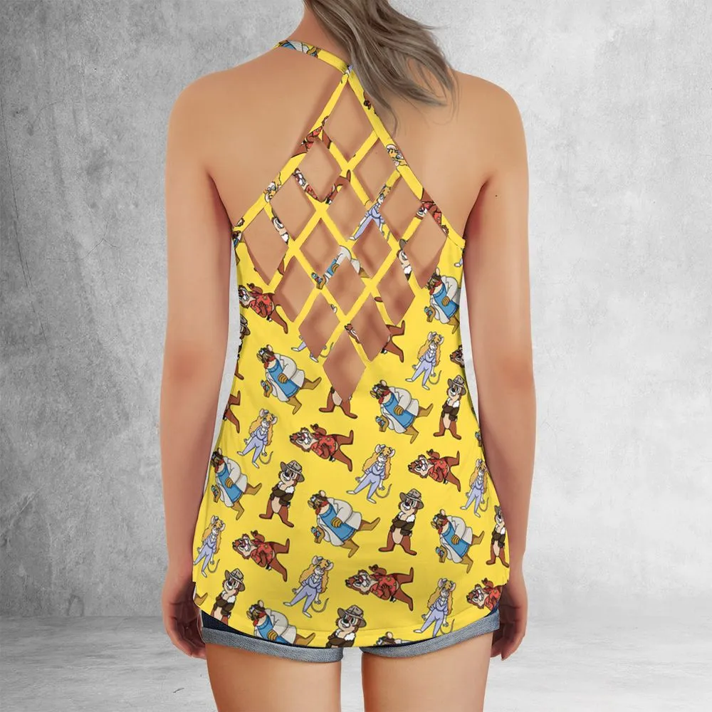 Criss Cross Tank Top - HY62X8KN -  - 3