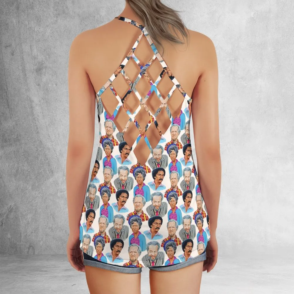 Criss Cross Tank Top - 9SPLFVBX -  - 3