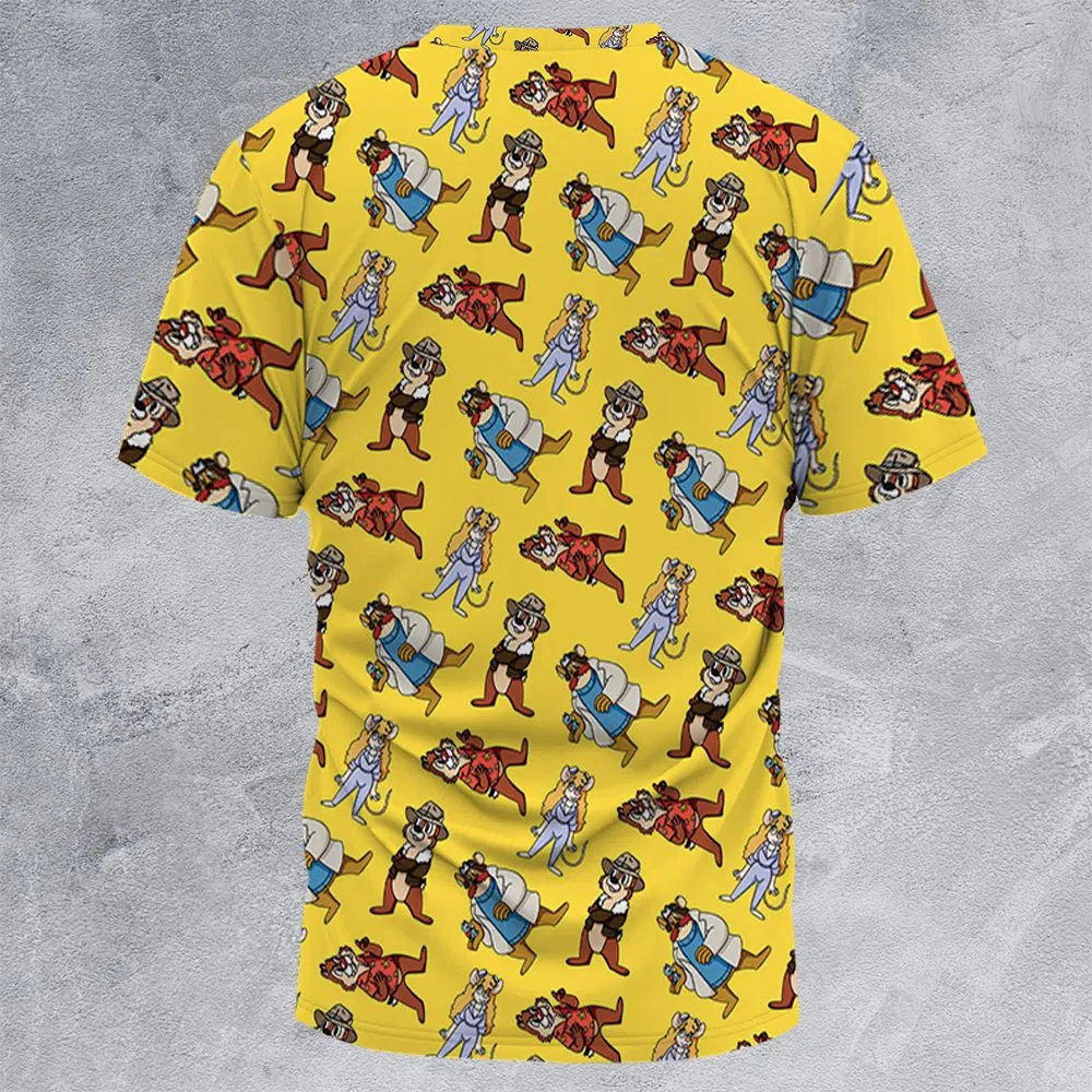All-Over Print Unisex T-Shirt - AJKBG1E6 -  - 4