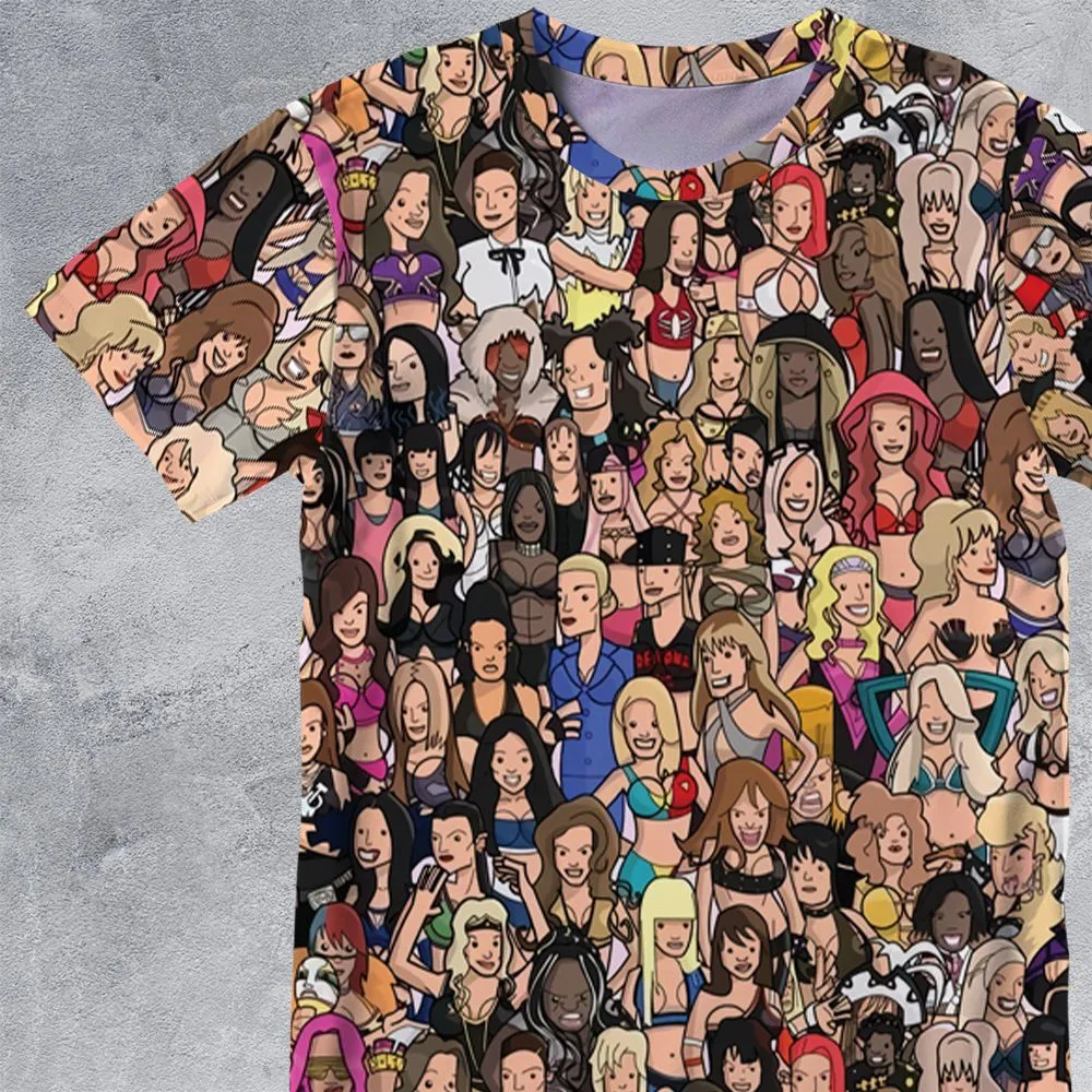 All-Over Print Unisex T-Shirt - PNZ9L8LB -  - 2