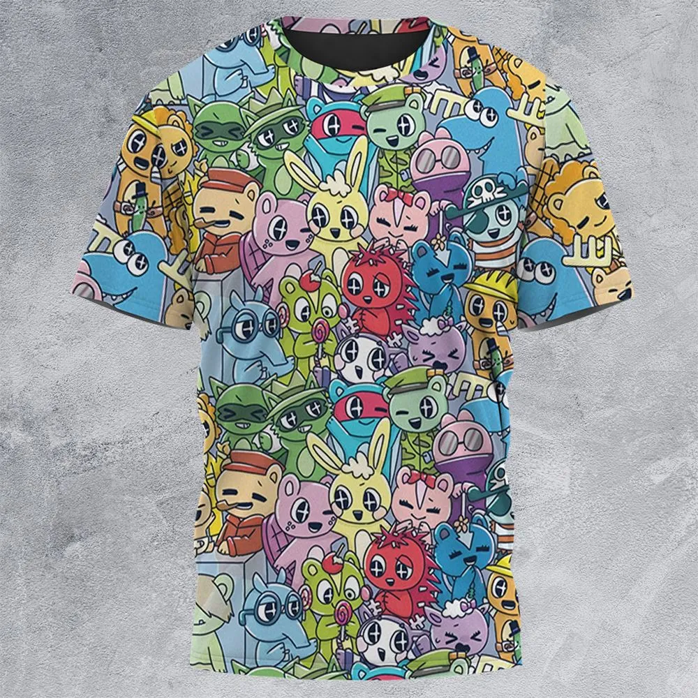 All-Over Print Unisex T-Shirt - T6V4L257 -  - 3
