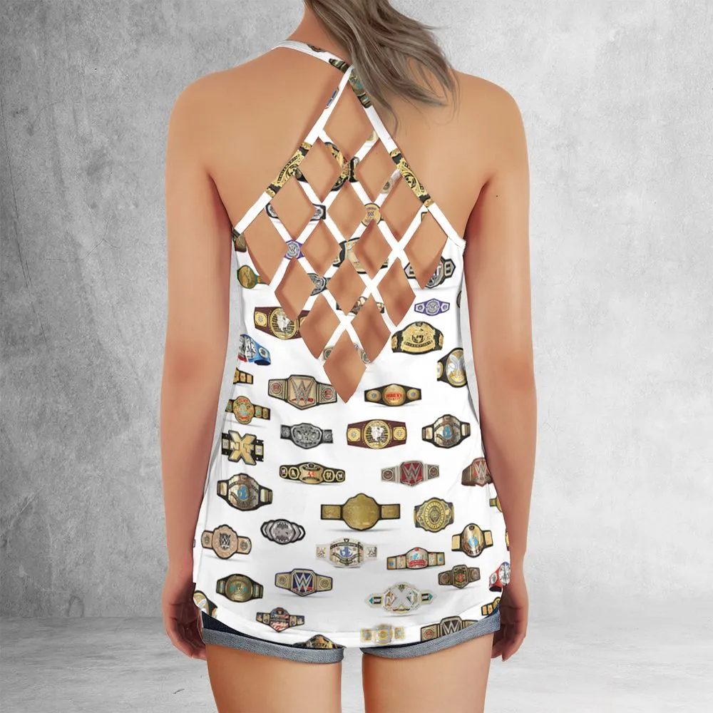 Criss Cross Tank Top - XRXSA3YB -  - 3