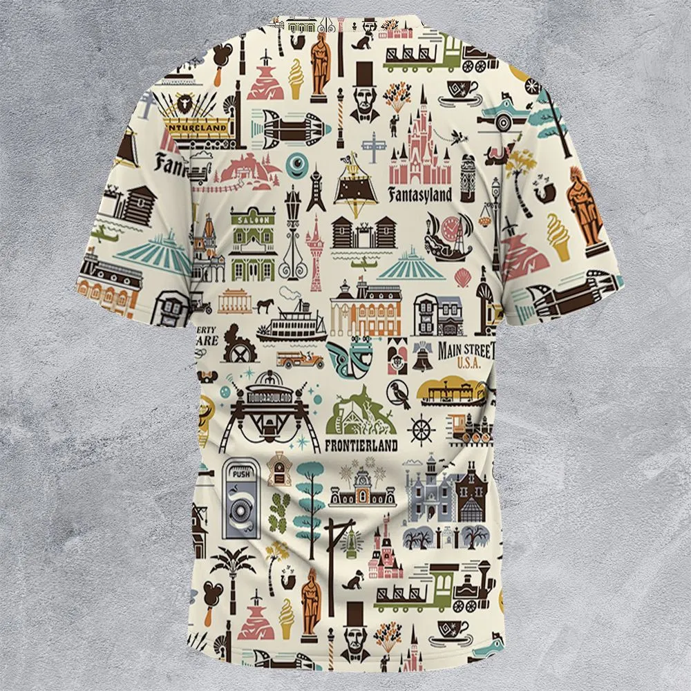 All-Over Print Unisex T-Shirt - HGA43PHG -  - 4