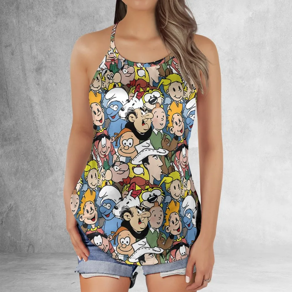 Criss Cross Tank Top - GPPR9DJQ -  - 2