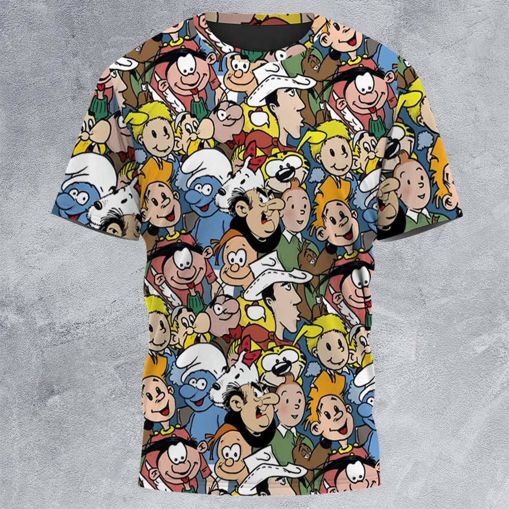 All-Over Print Unisex T-Shirt - J4HF15CP -  - 3