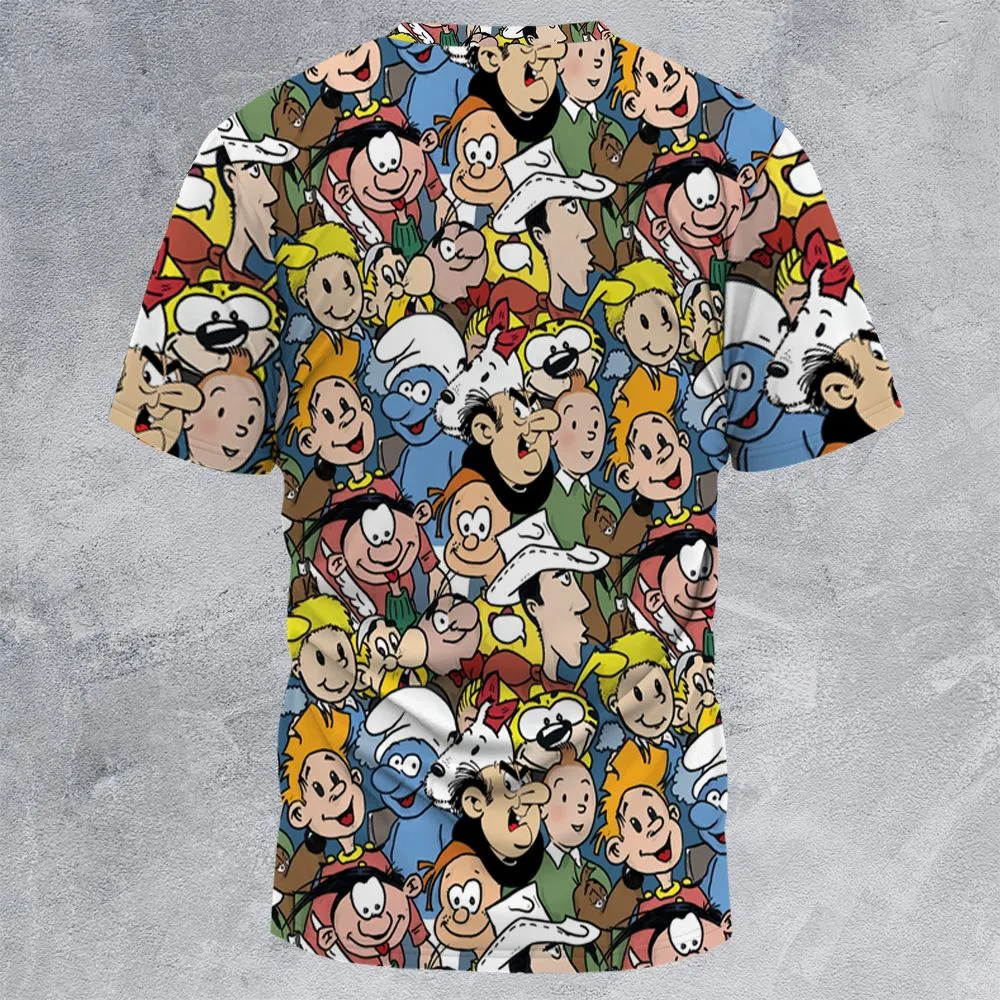 All-Over Print Unisex T-Shirt - J4HF15CP -  - 4
