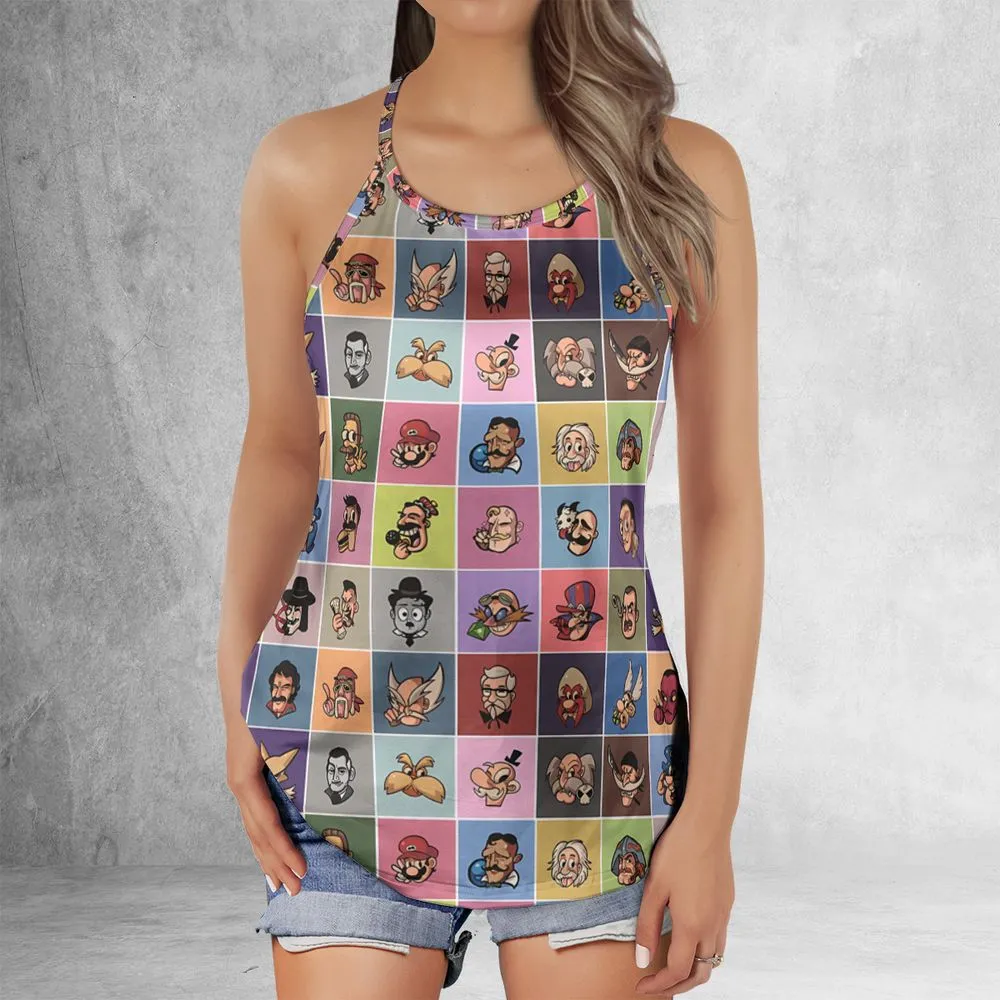 Criss Cross Tank Top - W71DYFPA -  - 2