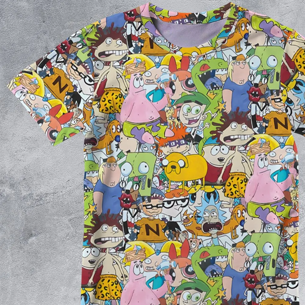 All-Over Print Unisex T-Shirt - KHKG5L5T -  - 2