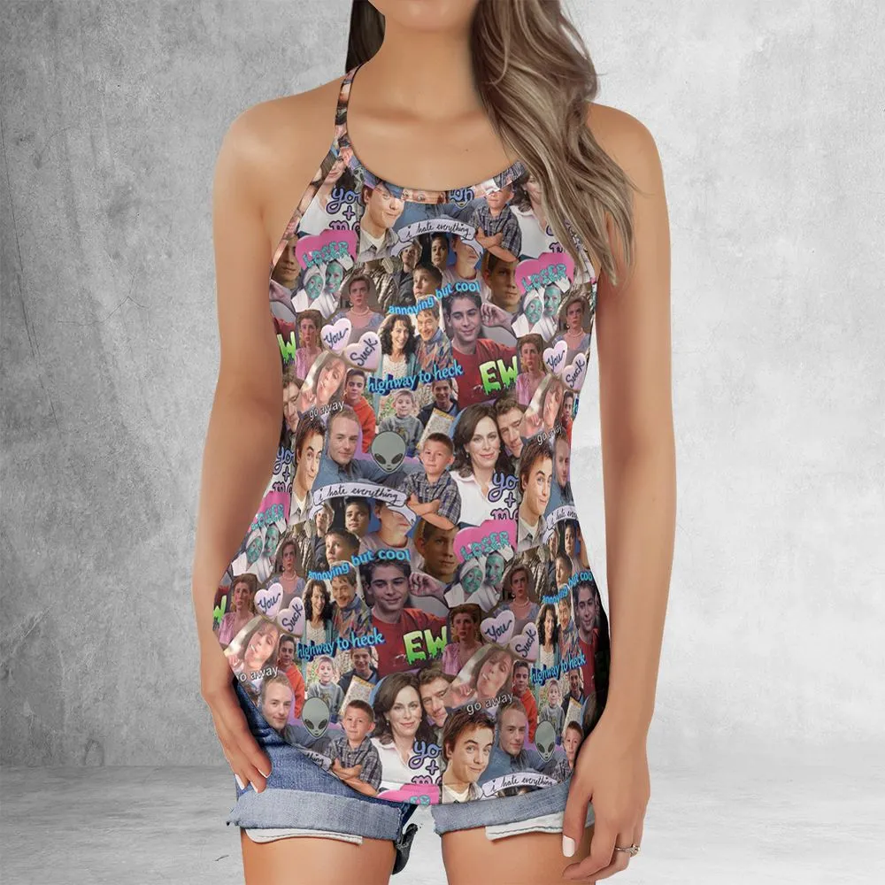 Criss Cross Tank Top - XUFAXBPE -  - 2
