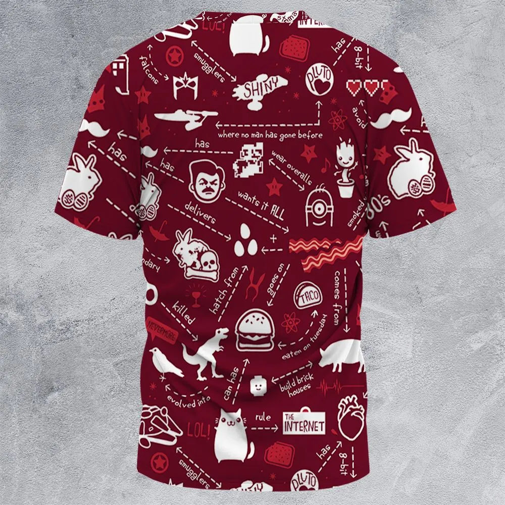 All-Over Print Unisex T-Shirt - L4BPP41N -  - 4
