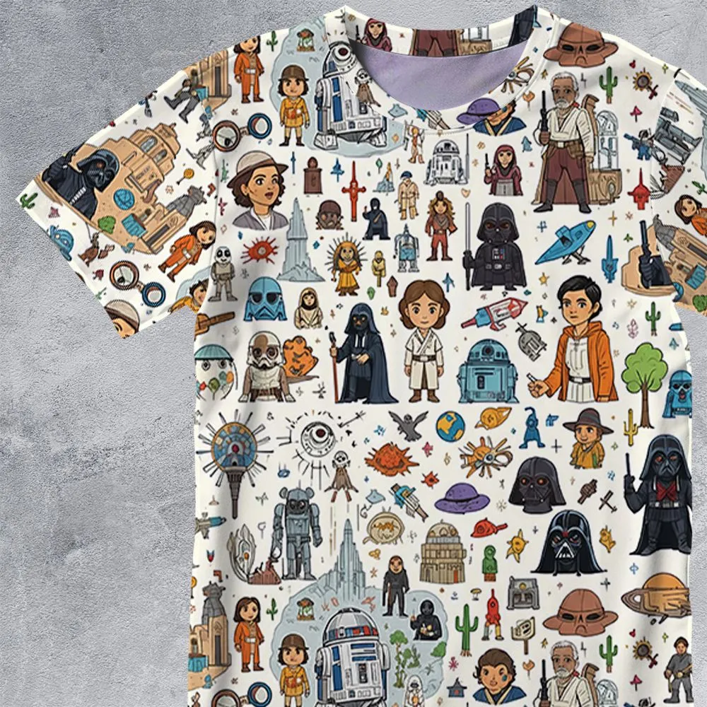 All-Over Print Unisex T-Shirt - XJFTLA7L -  - 2