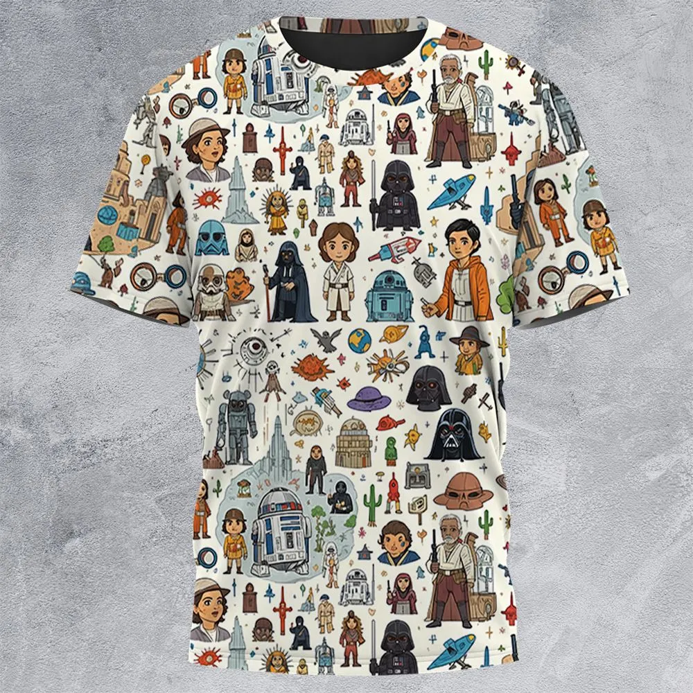 All-Over Print Unisex T-Shirt - XJFTLA7L -  - 3