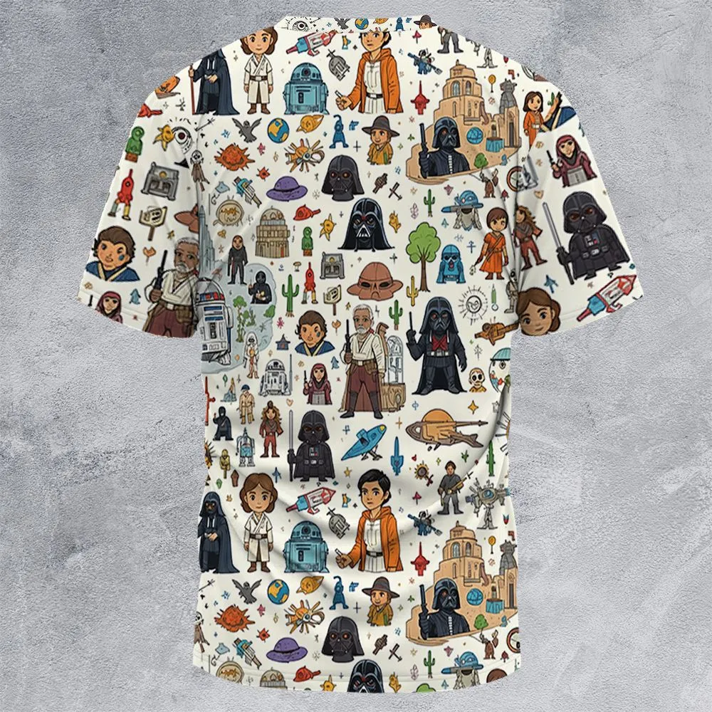 All-Over Print Unisex T-Shirt - XJFTLA7L -  - 4