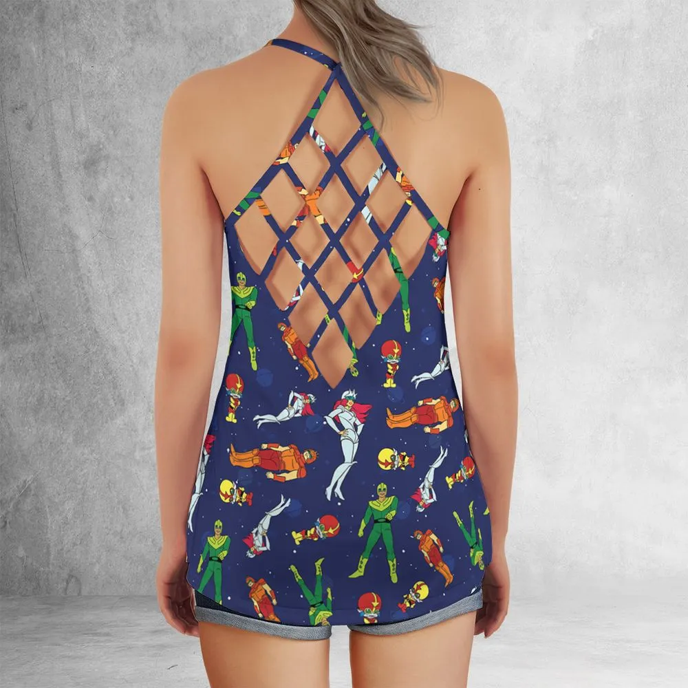 Criss Cross Tank Top - XKUFXZAB -  - 3