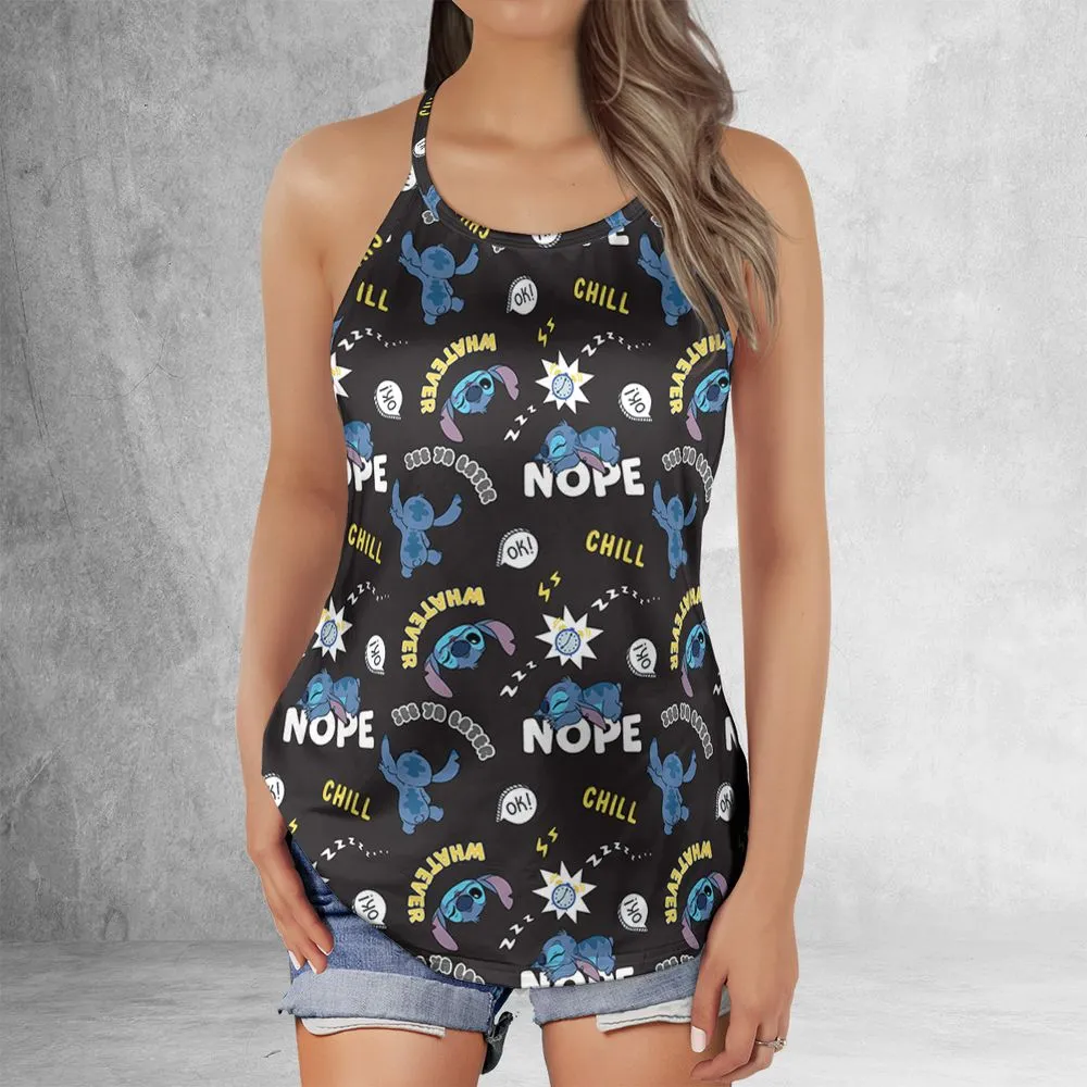 Criss Cross Tank Top - T5ADVBW2 -  - 2