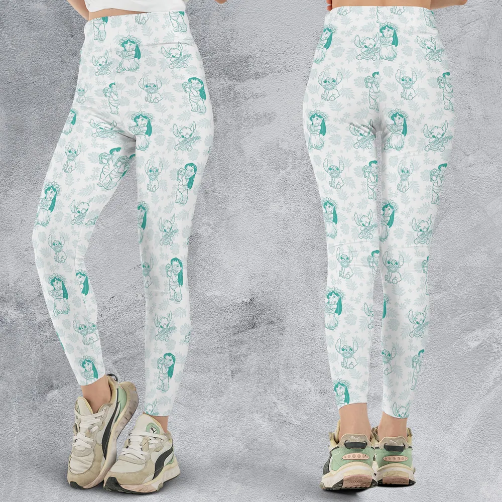 Tropical Style Stitch Legging - 3