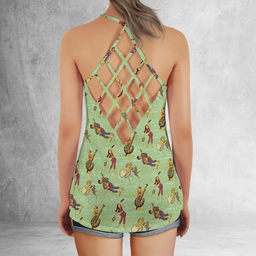 Criss Cross Tank Top - BZ4UB8YH -  - 3