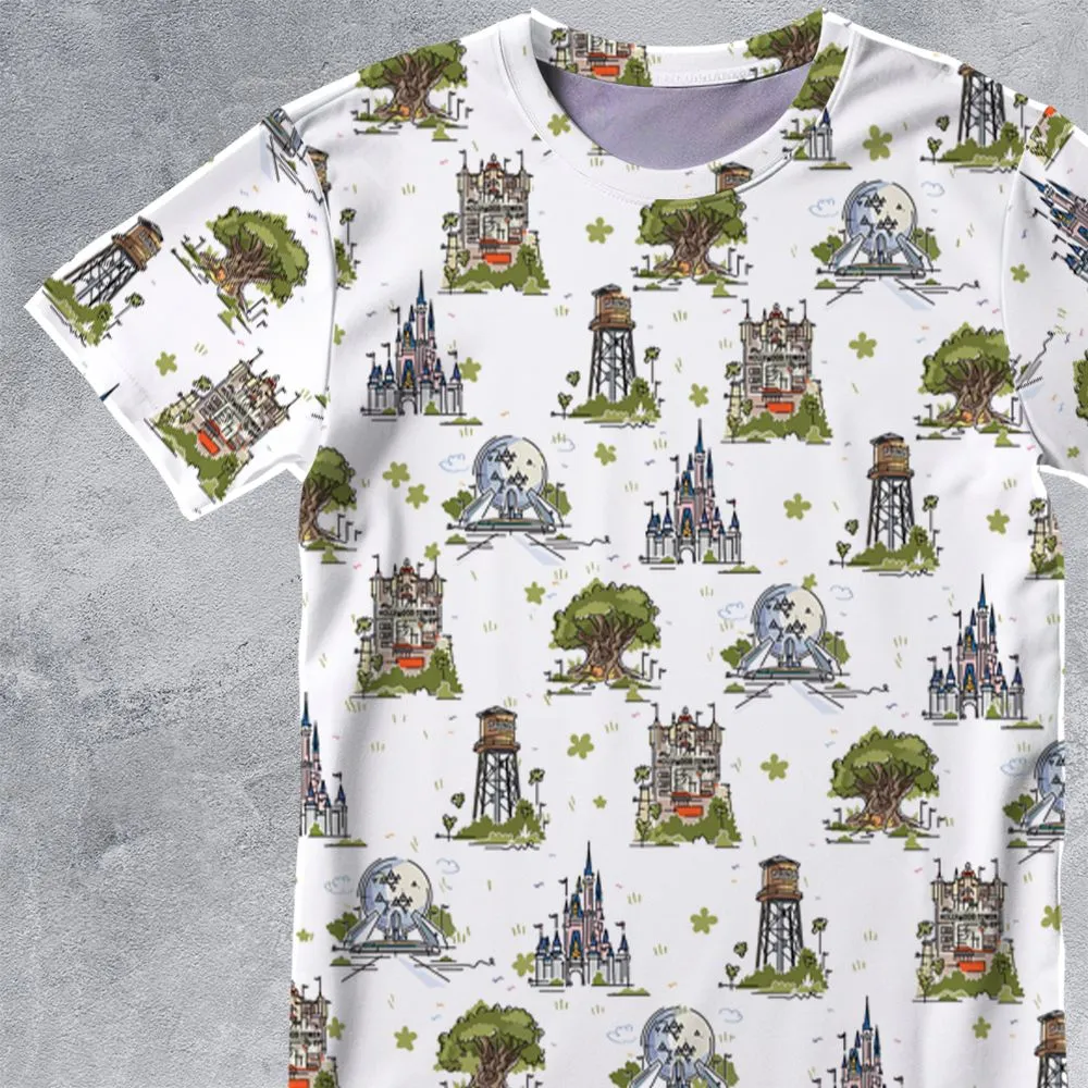 All-Over Print Unisex T-Shirt - 3G1LHCJK -  - 2