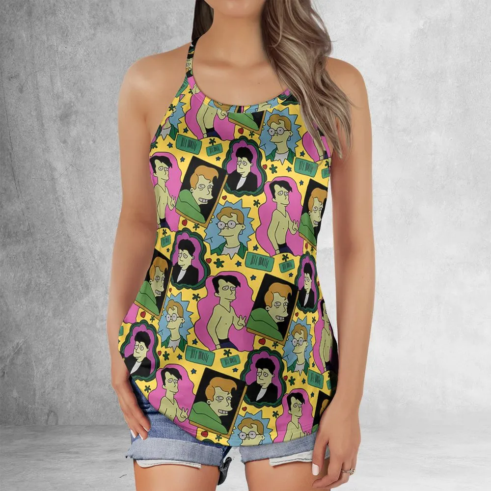 Criss Cross Tank Top - 332HR4JW -  - 2