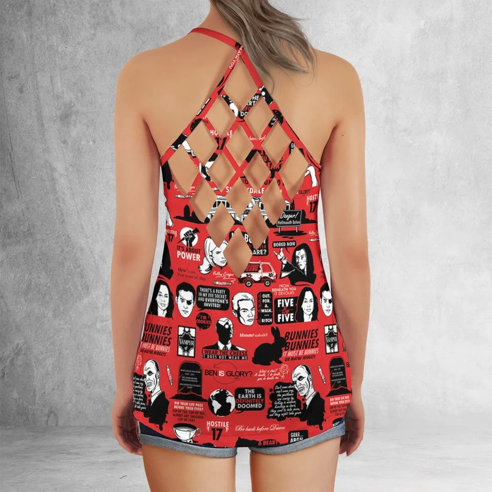 Criss Cross Tank Top - KD3UUBMM -  - 3