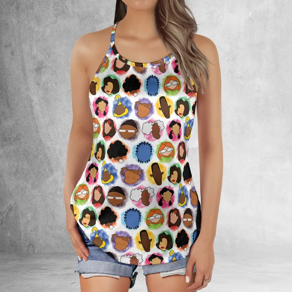 Criss Cross Tank Top - WZANWXNF -  - 2