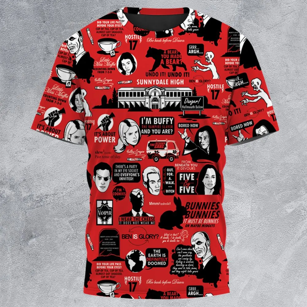 All-Over Print Unisex T-Shirt - R32Z9XF7 -  - 3