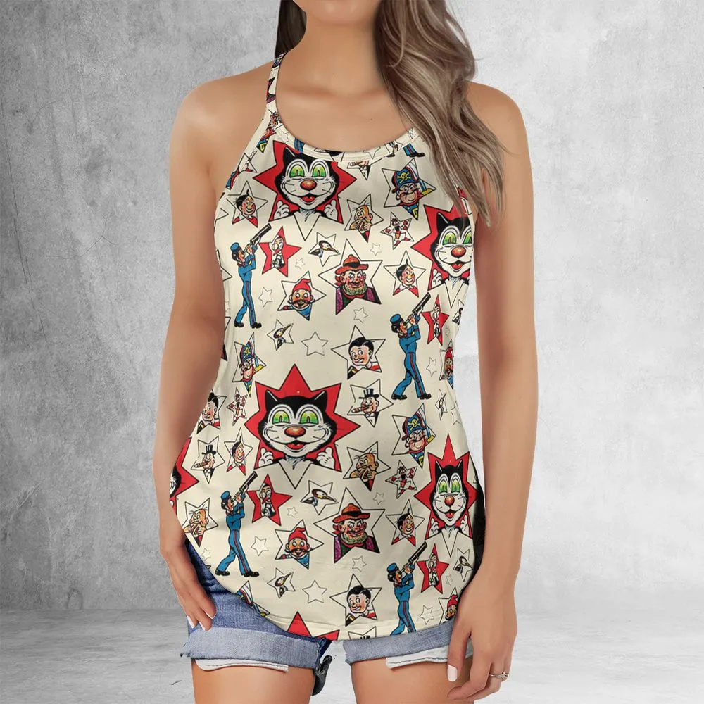 Criss Cross Tank Top - 6AUW2A93 -  - 2