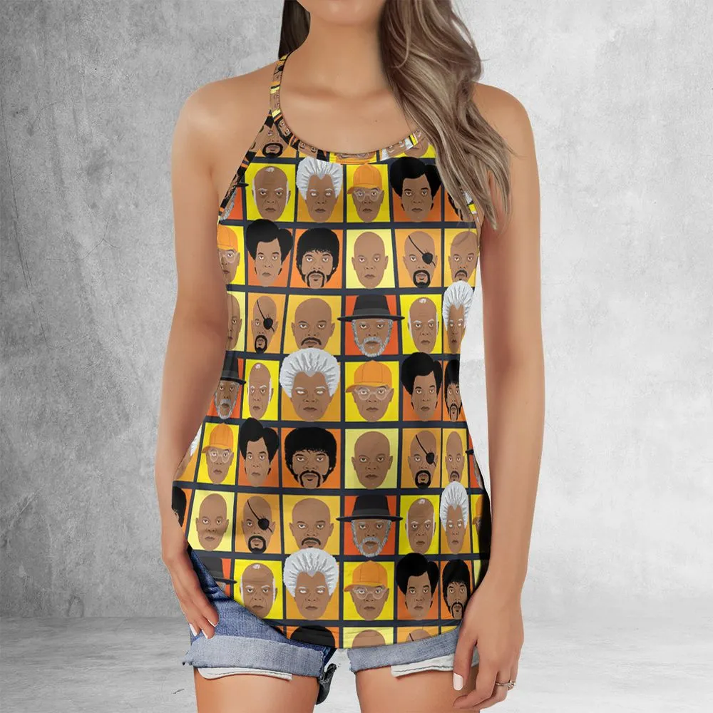 Criss Cross Tank Top - 594KAQBJ -  - 2