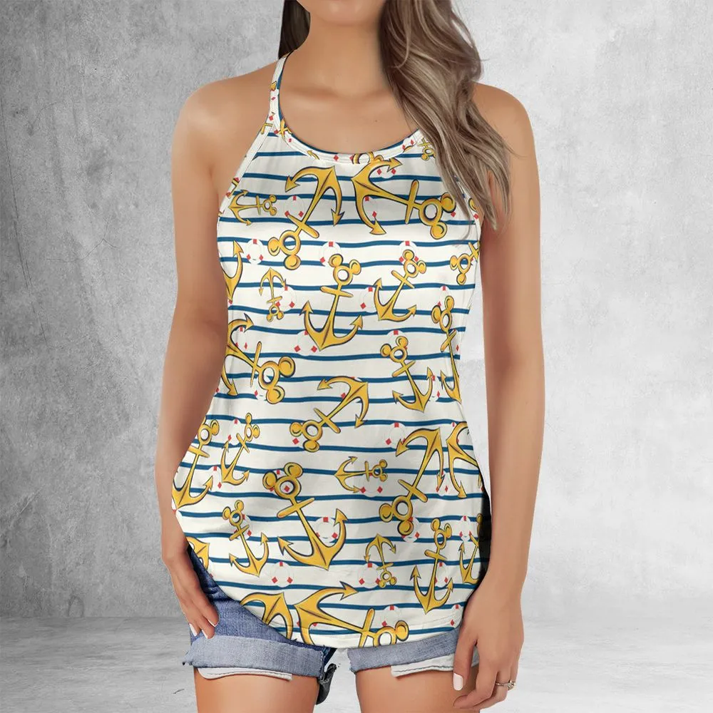 Criss Cross Tank Top - R92YV676 -  - 2