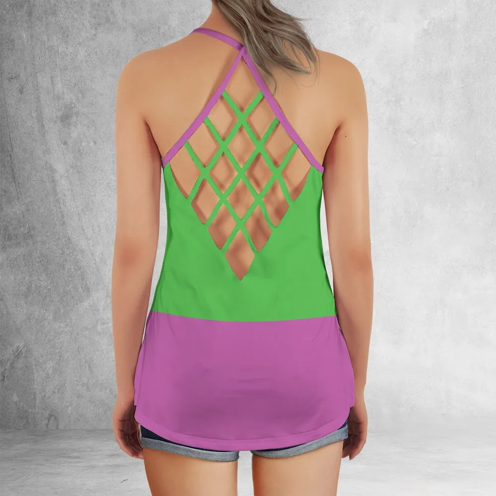 Criss Cross Tank Top - QWTGJPNC -  - 3