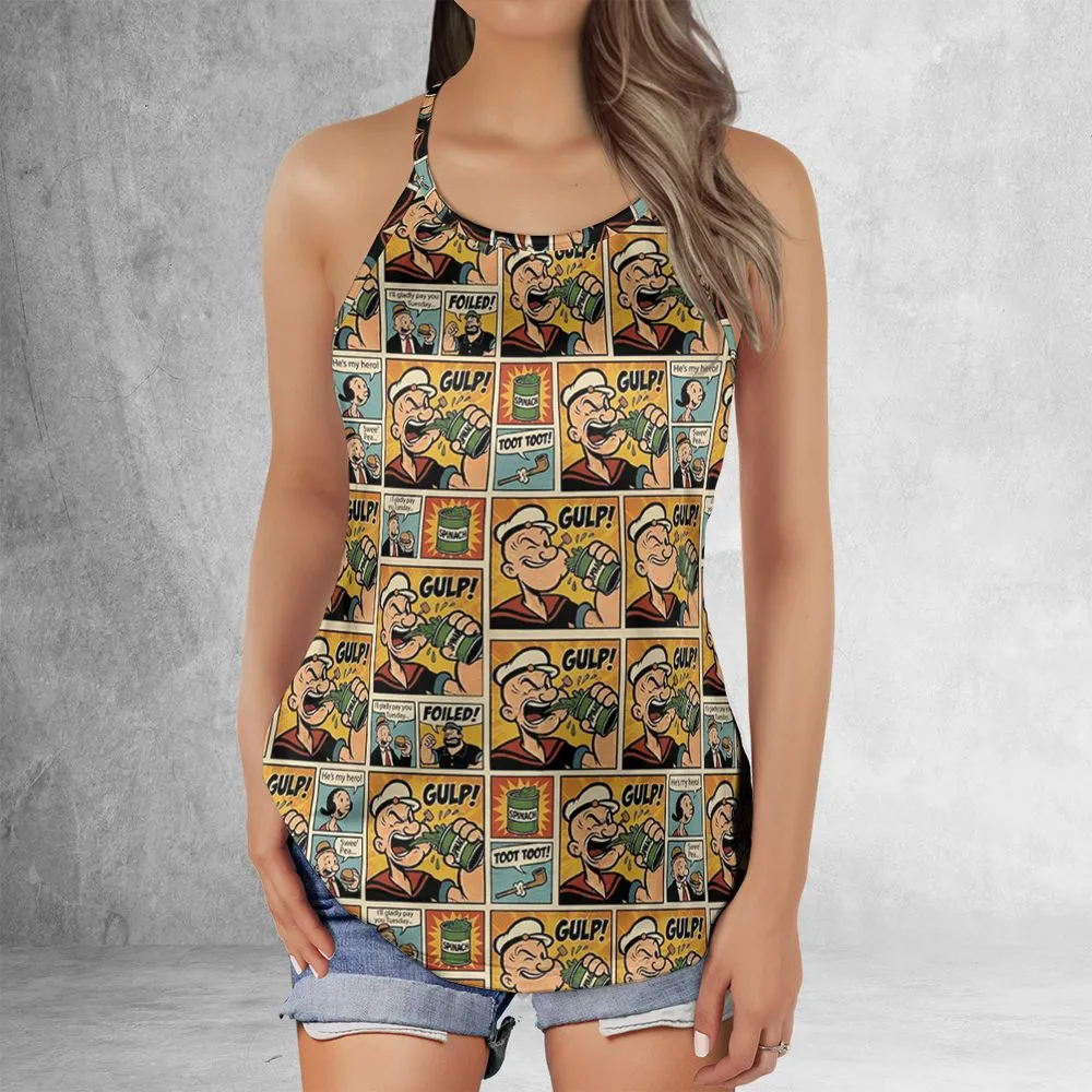 Criss Cross Tank Top - 8RT5RR9A -  - 2