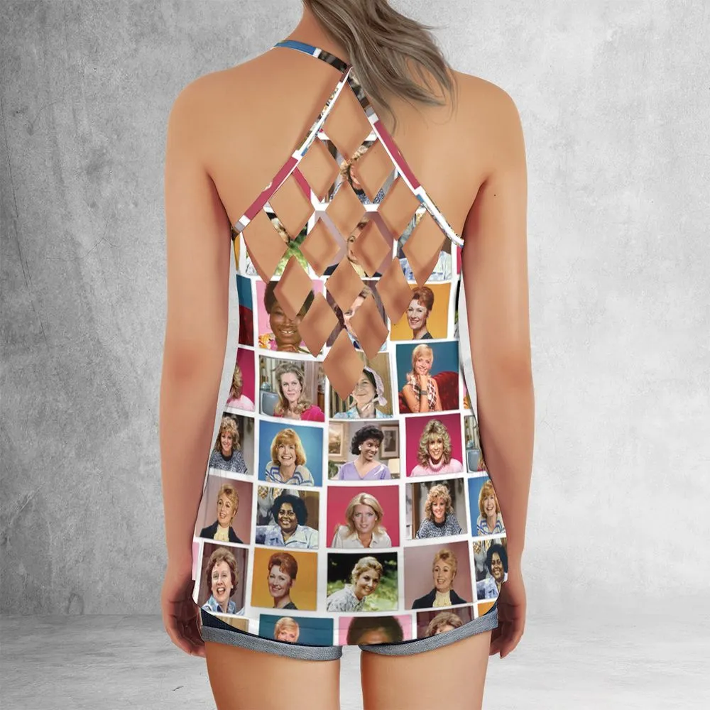 Criss Cross Tank Top - 6JV9PN2P -  - 3