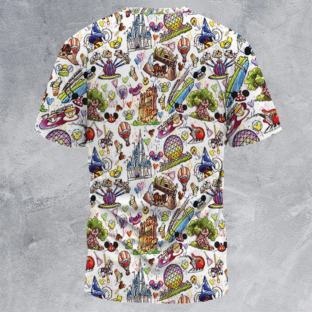 All-Over Print Unisex T-Shirt - 2JT2JNW5 -  - 4