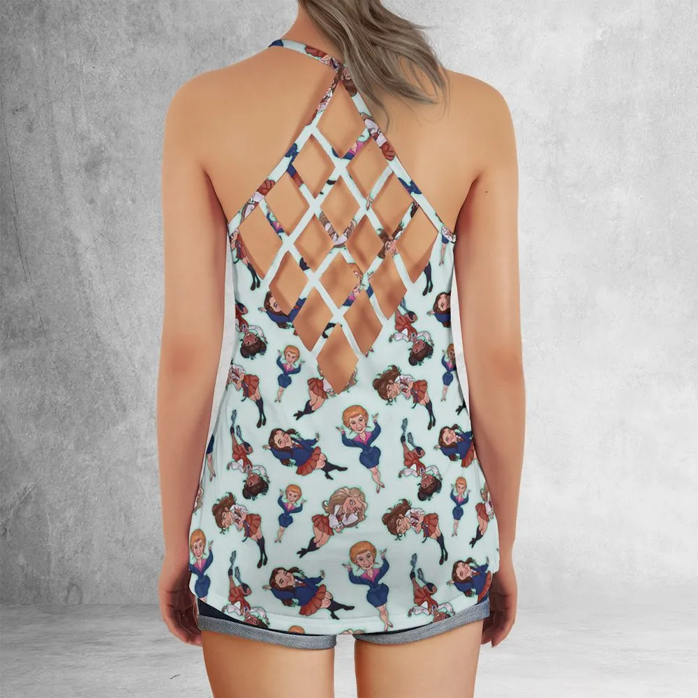 Criss Cross Tank Top - CL2FJYVP -  - 3