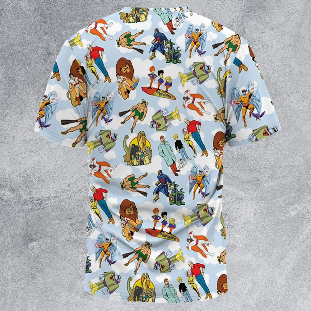 All-Over Print Unisex T-Shirt - 76AU5ARX -  - 4
