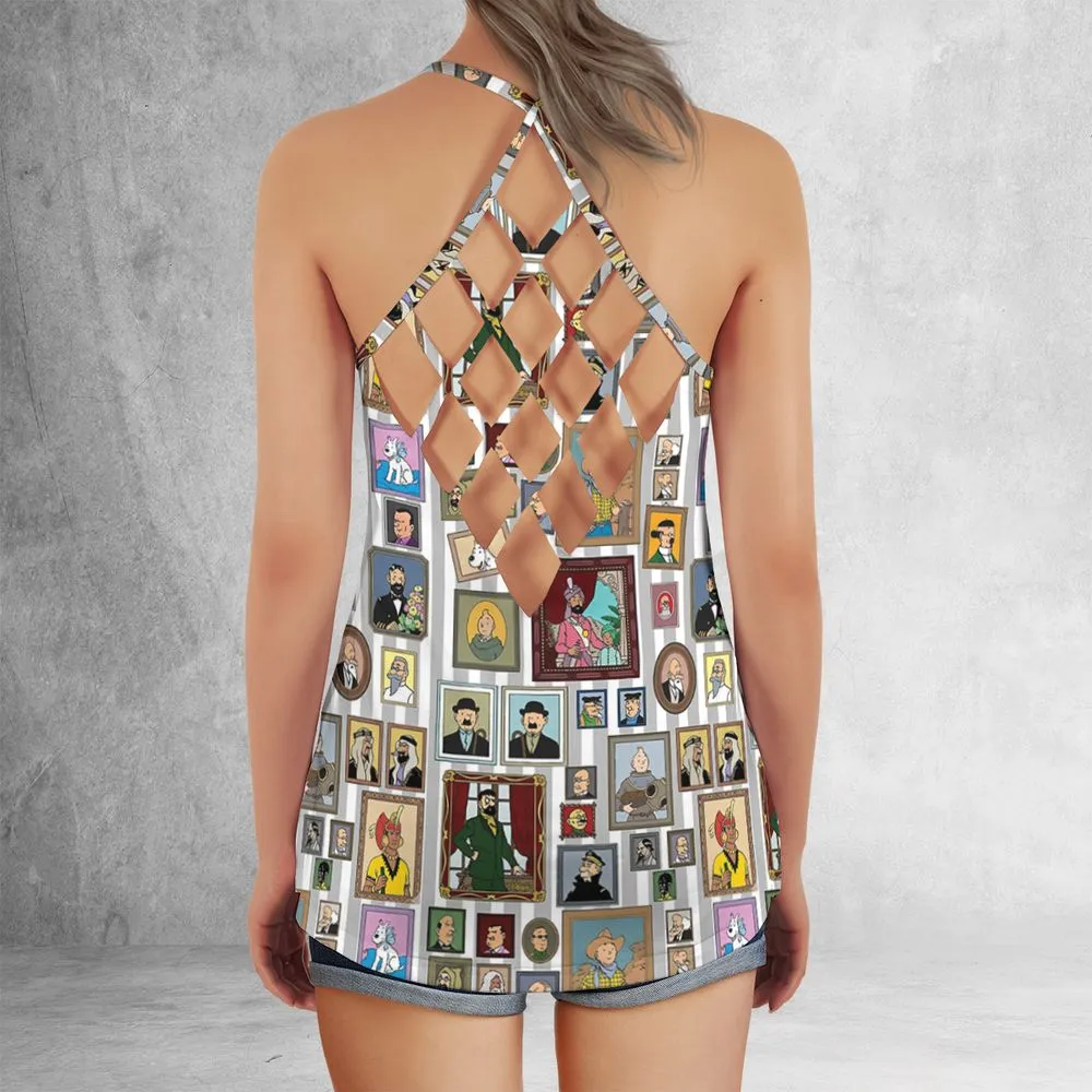 Criss Cross Tank Top - 7BEWMXVS -  - 3