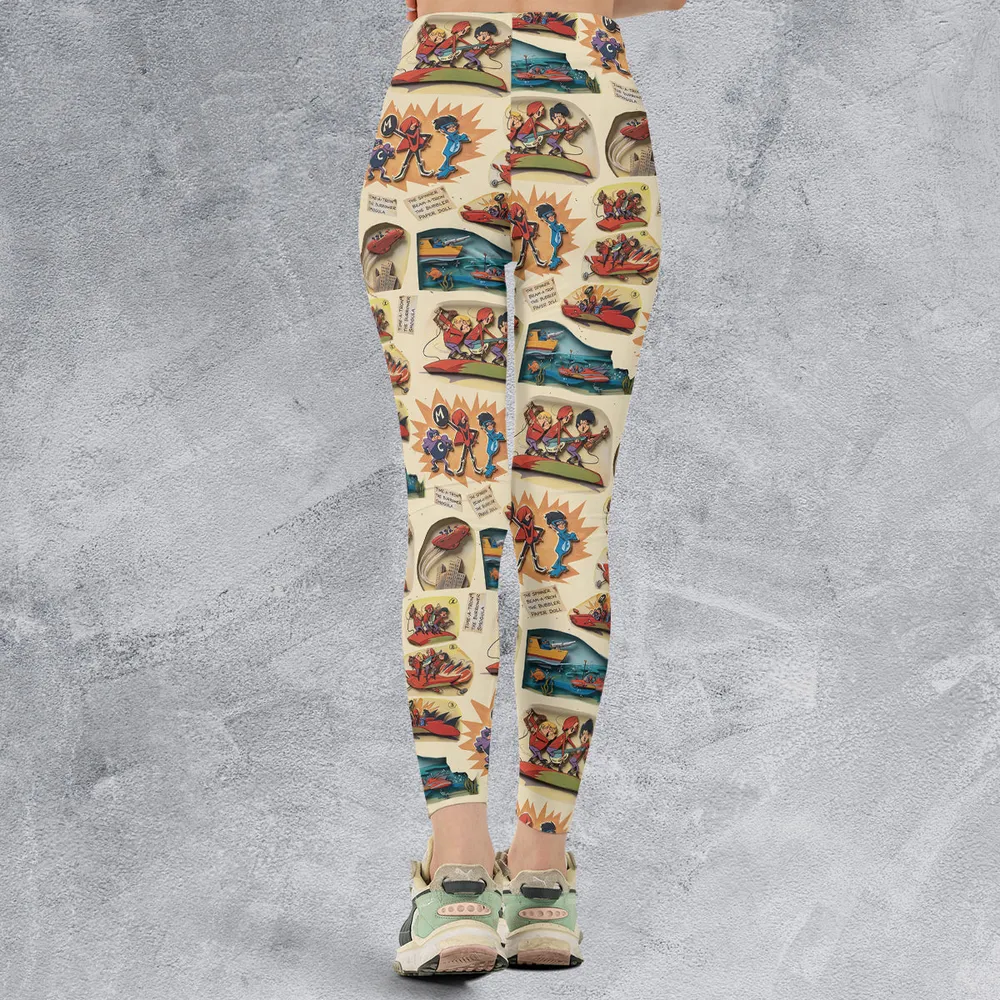 Retro Cartoons The Impossibles Legging - 2