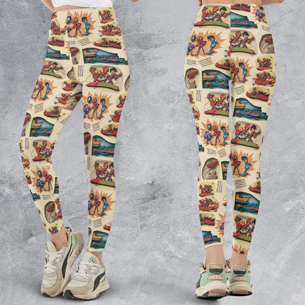 Retro Cartoons The Impossibles Legging - 3