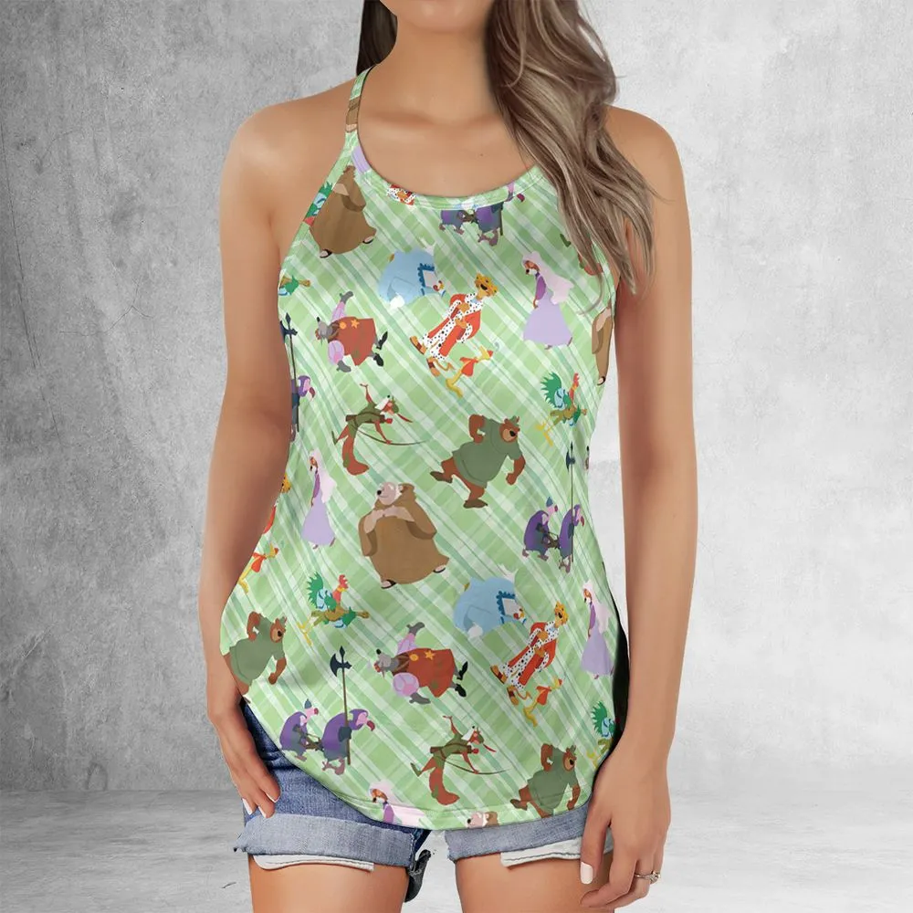 Criss Cross Tank Top - SB8M6Y3L -  - 2