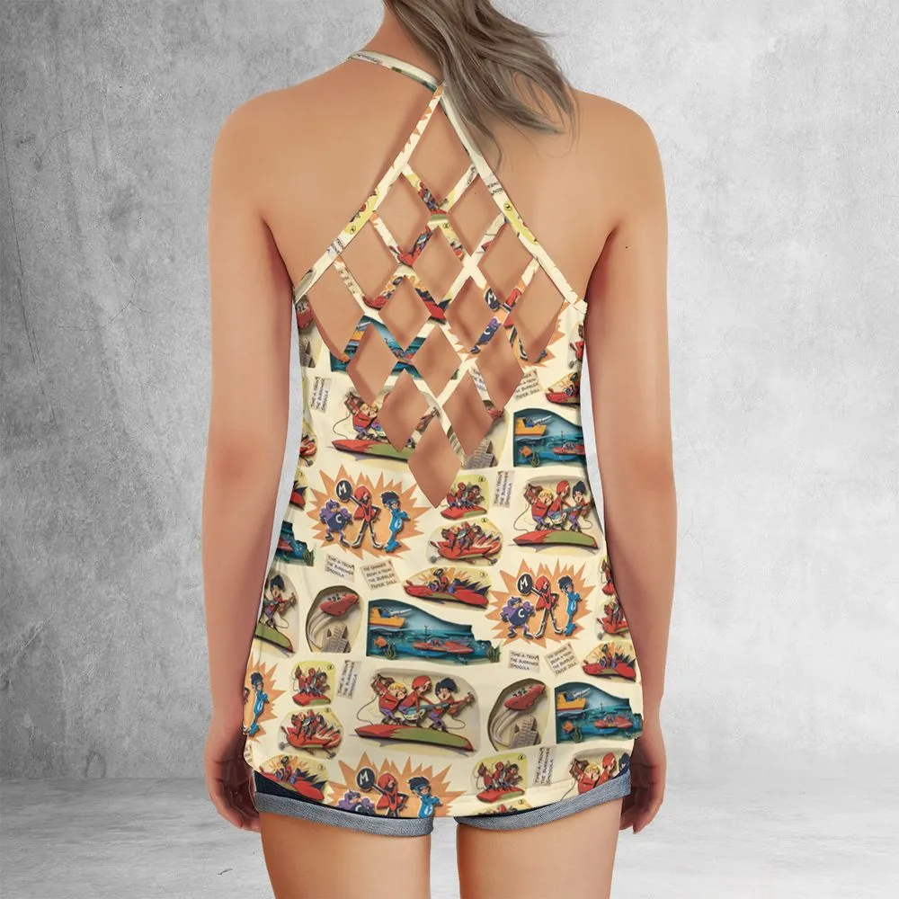 Criss Cross Tank Top - PYRNZ75J -  - 3