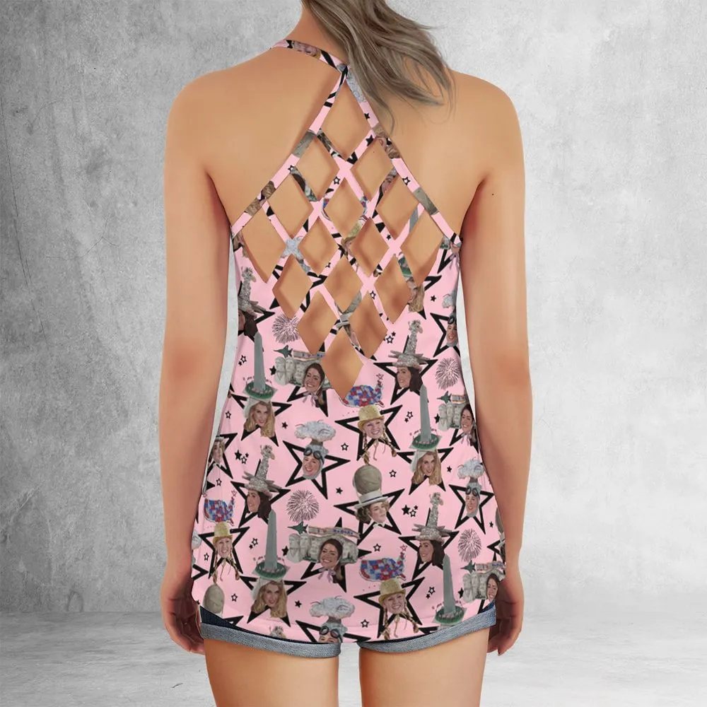 Criss Cross Tank Top - HT1S4TKP -  - 3