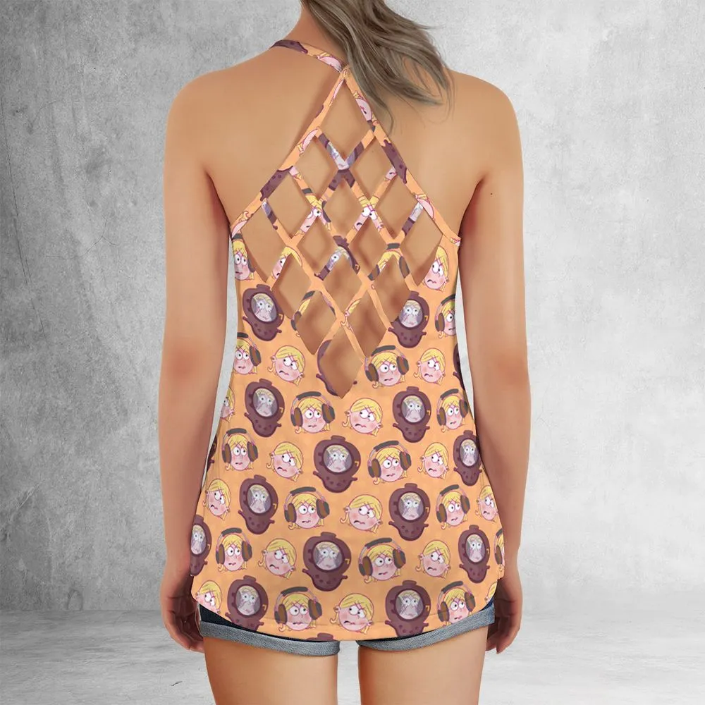 Criss Cross Tank Top - 5B2T7T3A -  - 3