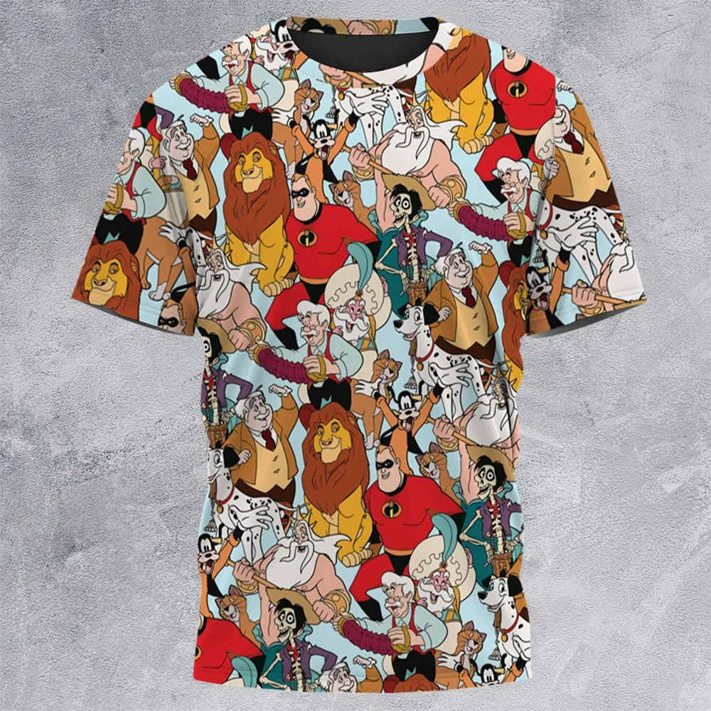 All-Over Print Unisex T-Shirt - VMDFN8B4 -  - 3