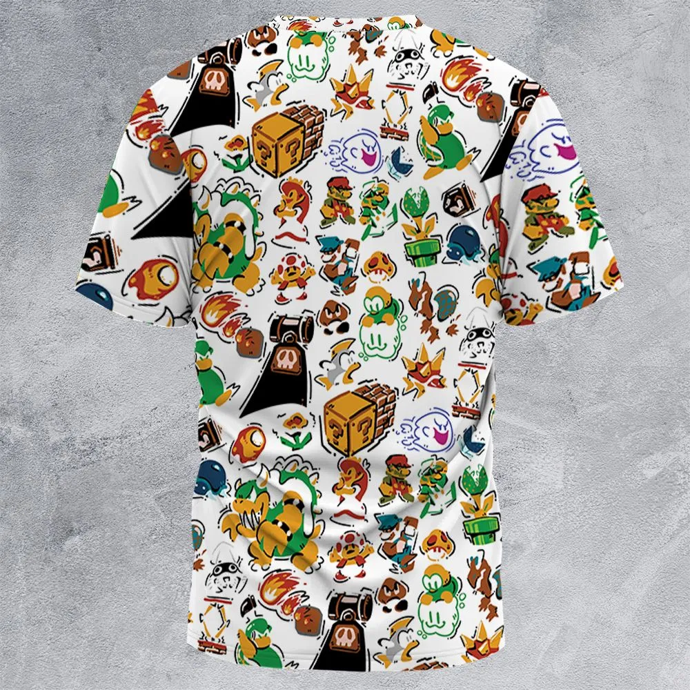 All-Over Print Unisex T-Shirt - 3DUEWRPQ -  - 4