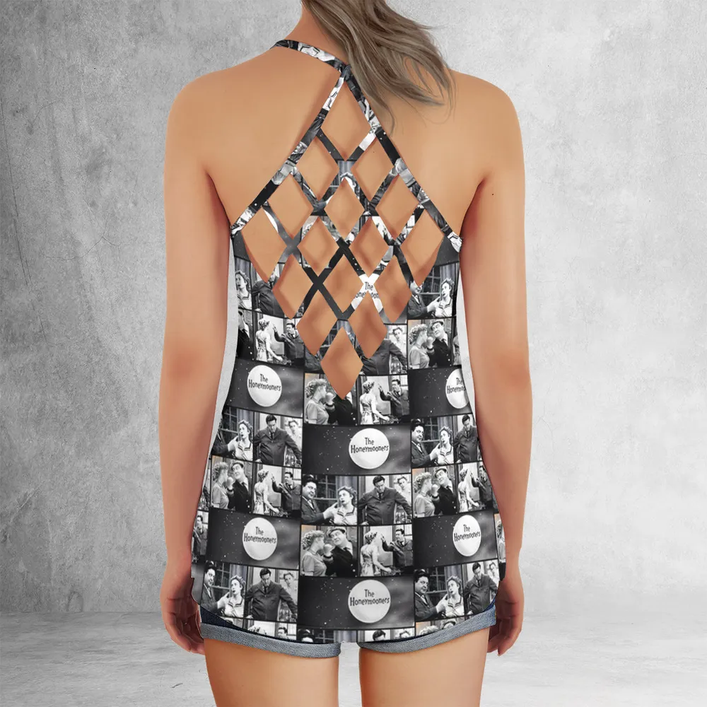 Vintage Vibes The Honeymooners Criss Cross Tank Top - 3