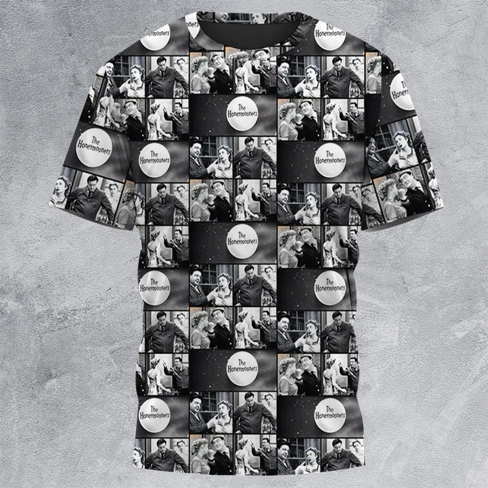 Vintage Vibes The Honeymooners All-Over Print Unisex T-Shirt - 3