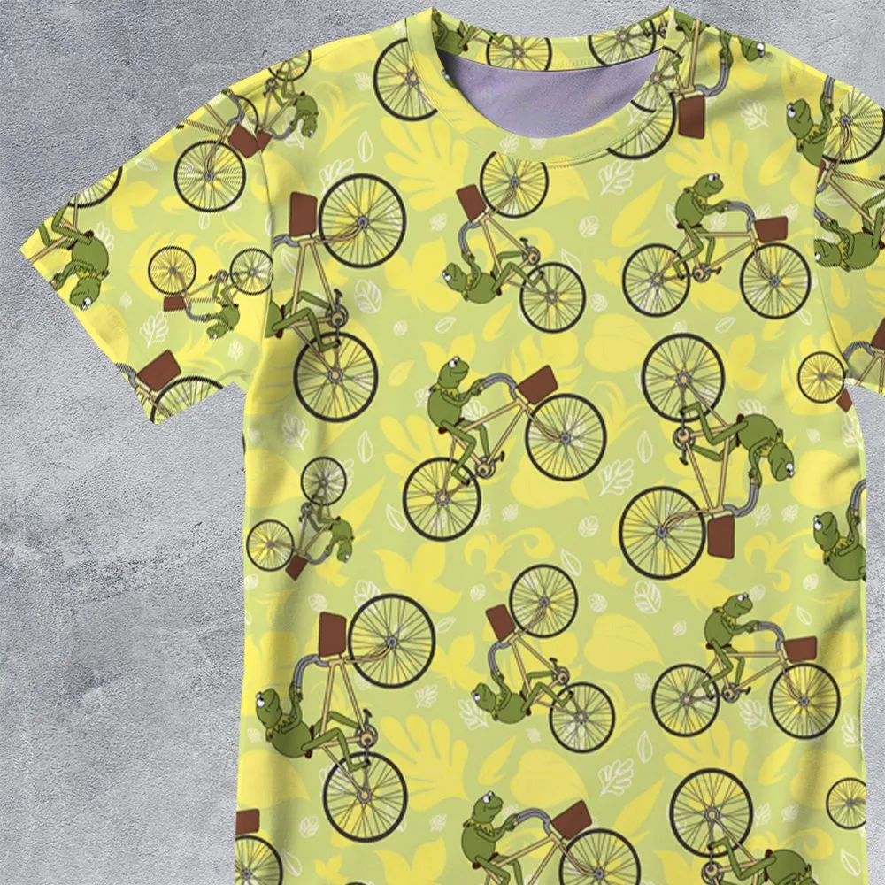 Kermit riding a bike -  - 2