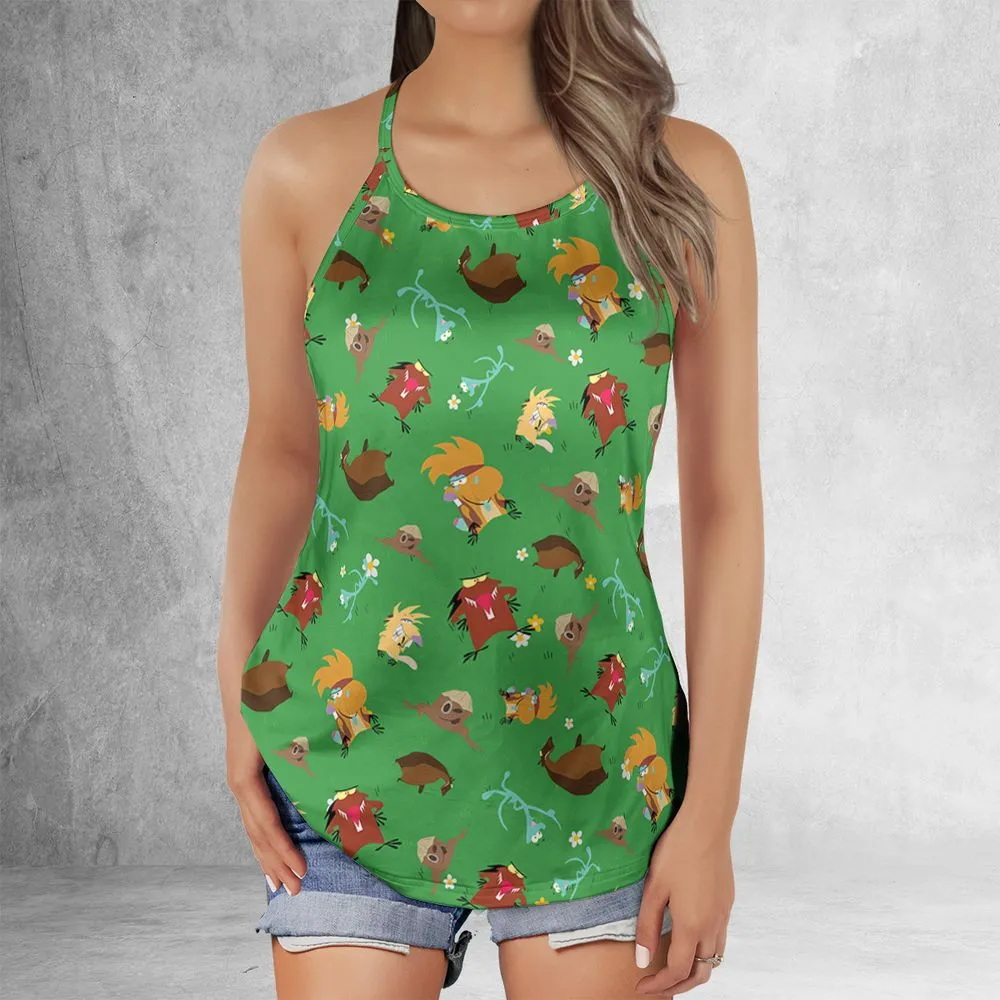 Criss Cross Tank Top - N1J27BW4 -  - 2